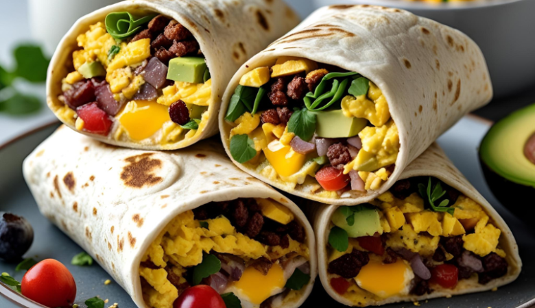 High Protein Epic Breakfast Burrito Recipe