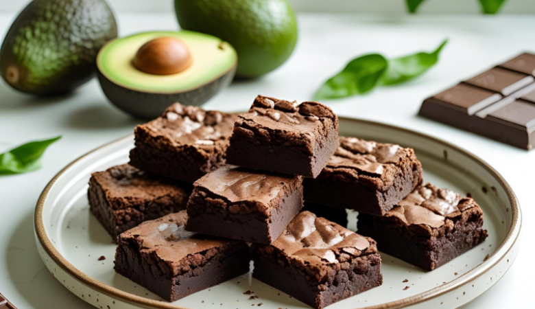 Double Chocolate Protein Avocado Brownies Recipe
